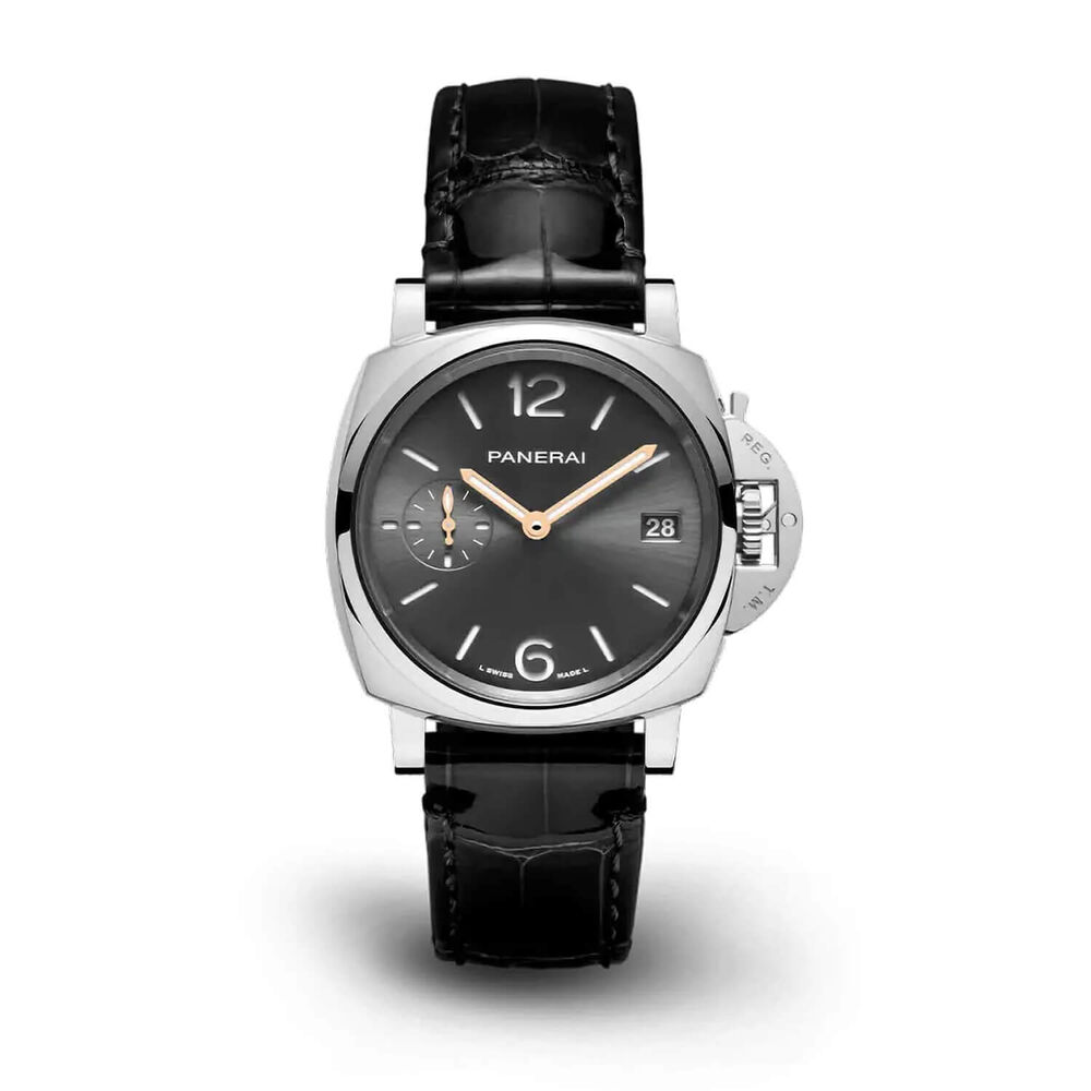 Panerai Luminor Due 38mm Black Dial Strap Watch