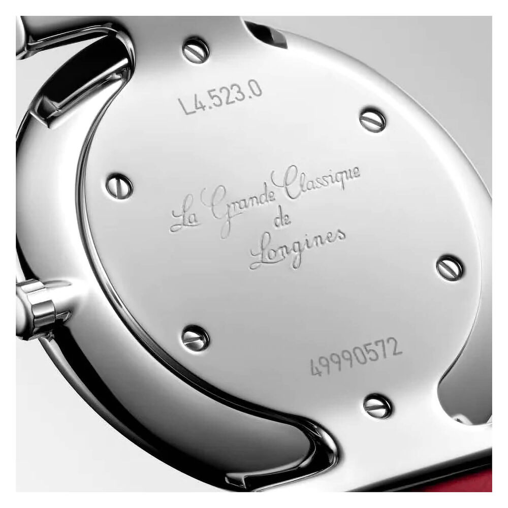Longines Elegance La Grande Classique 29mm Red Dial & Strap Watch image number 2
