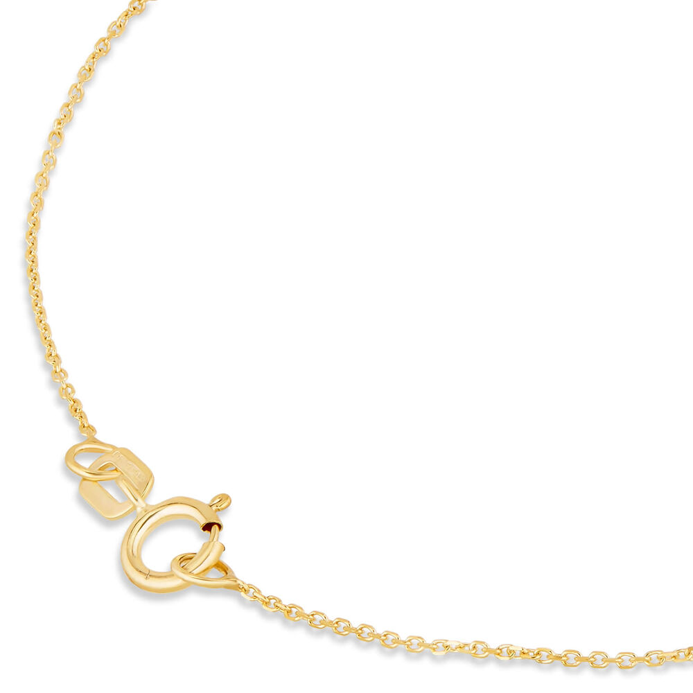 9ct Daisy Chain Ladies Bracelet image number 2