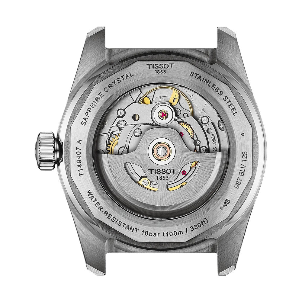 Tissot PR516 Powermatic 80 38mm Blue Dial Steel Bracelet Watch image number 2