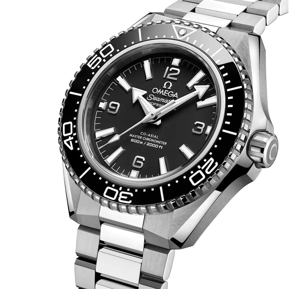 OMEGA Seamaster Planet Ocean 600M 42mm Black Dial Black Bezel Steel Bracelet Watch image number 2