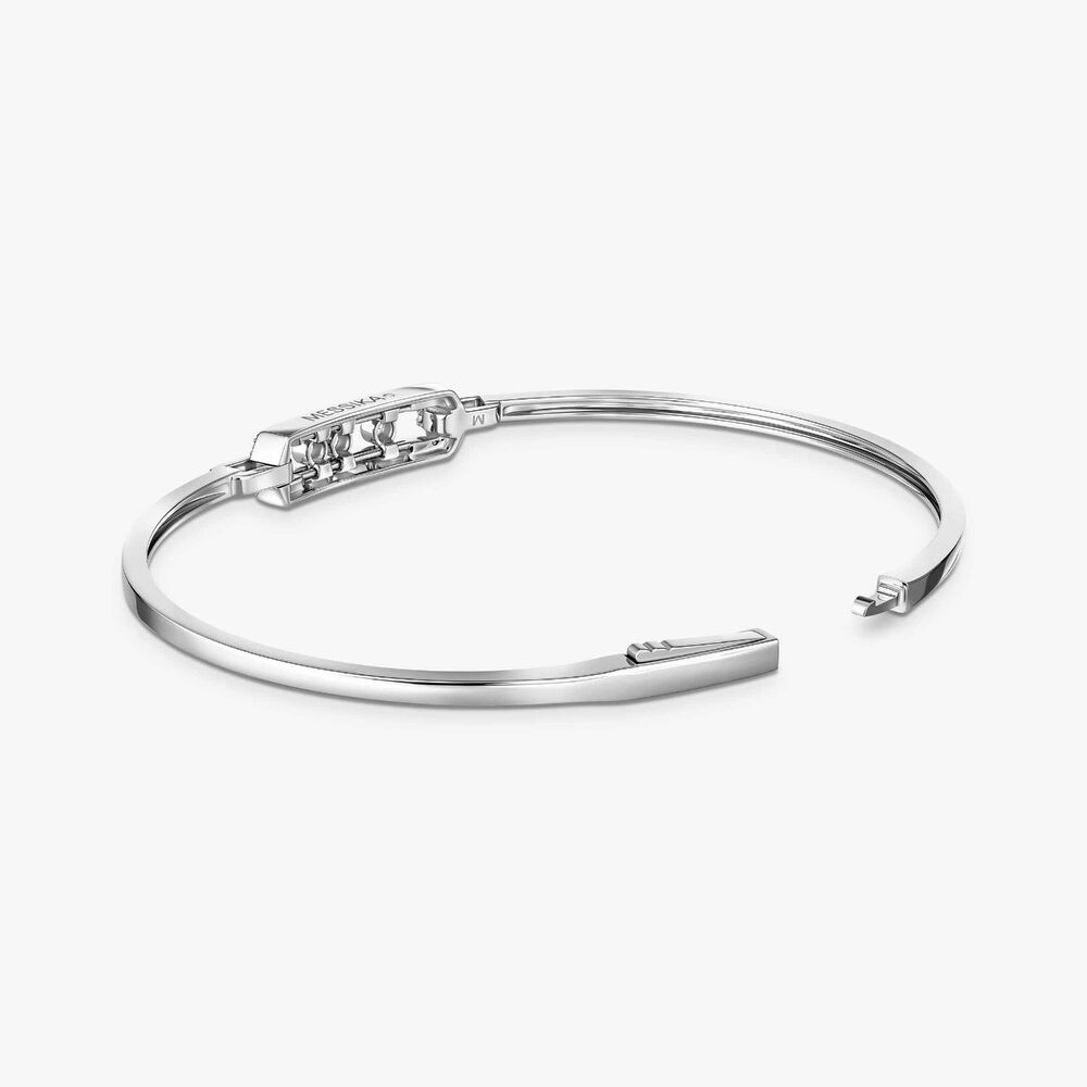 Messika Move Classic 0.35ct Diamond White Gold Bangle