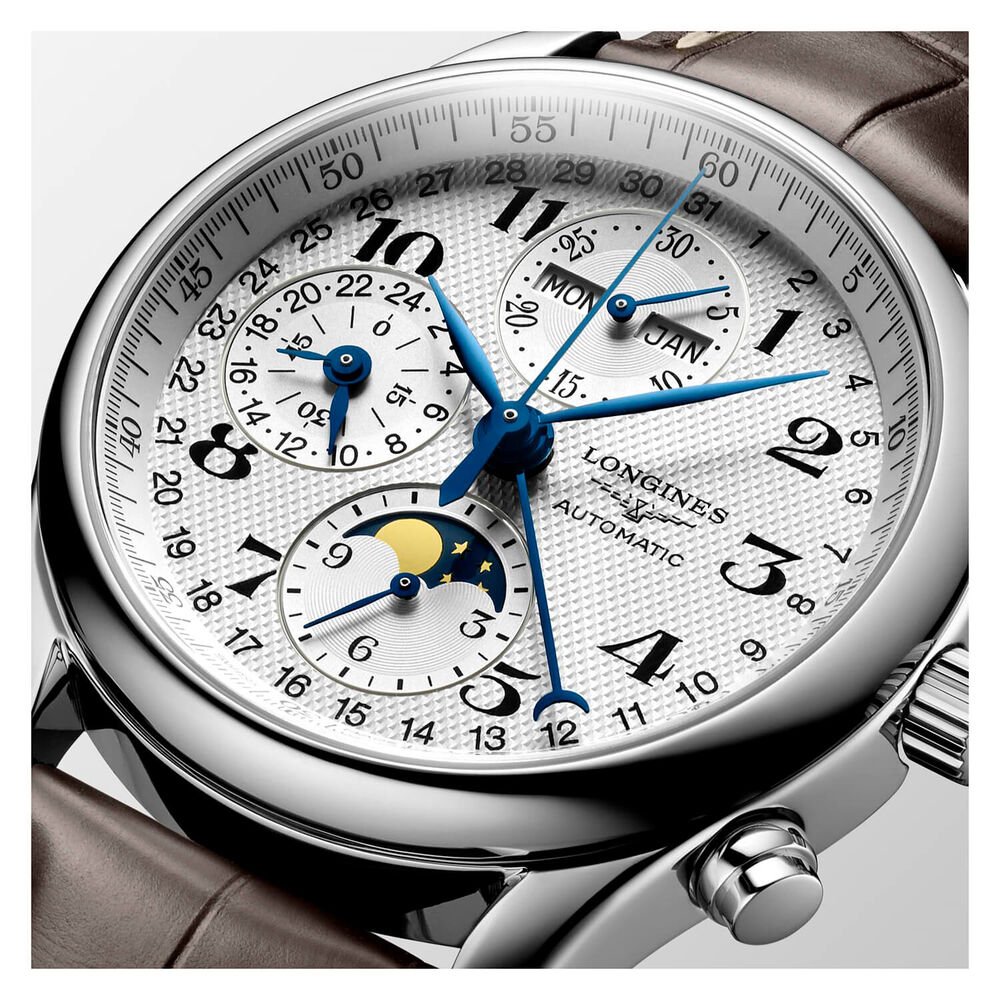 Longines Master Collection Moonphase 40mm Brown Watch