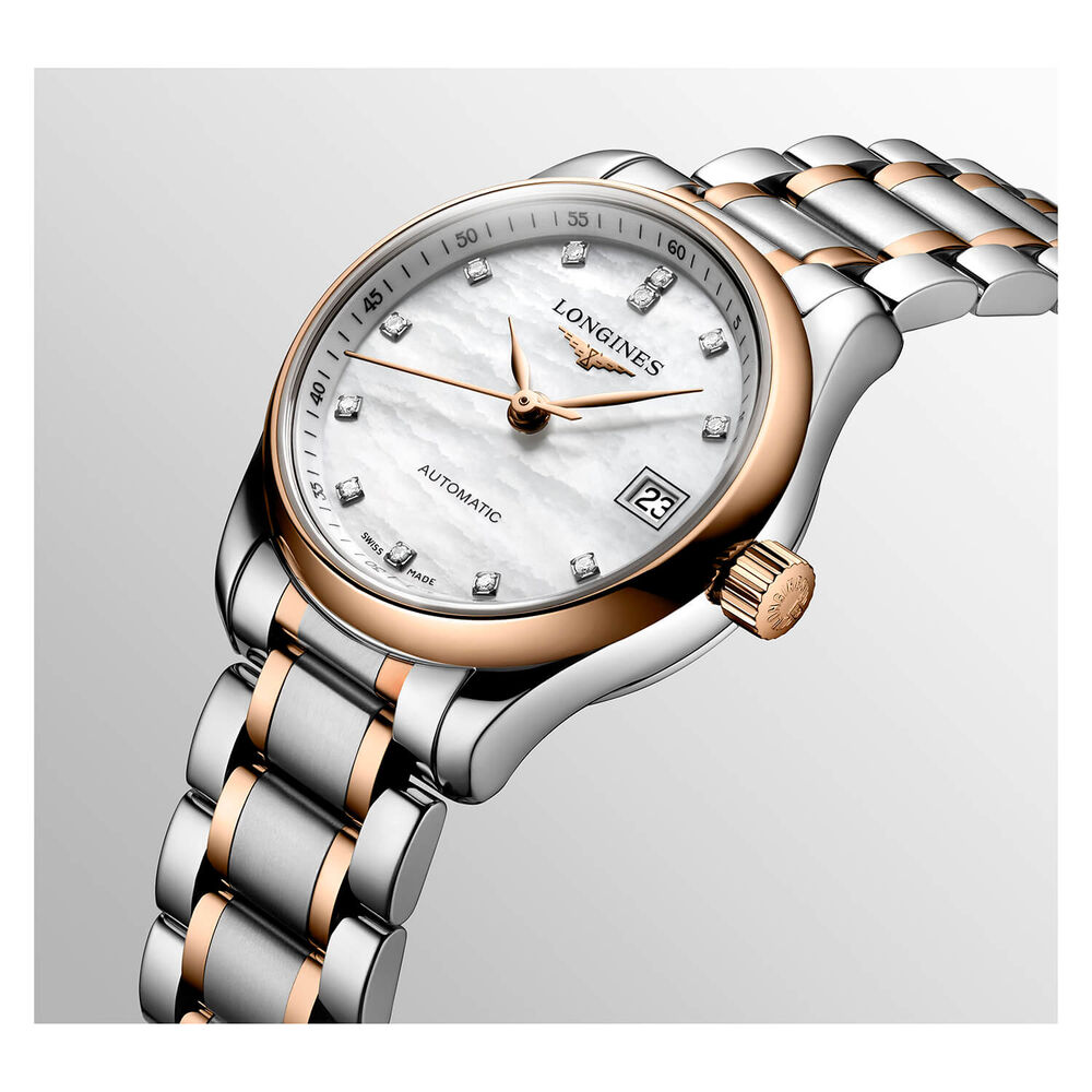 Longines Master Collection 25mm MOP Dial Bracelet Watch image number 5