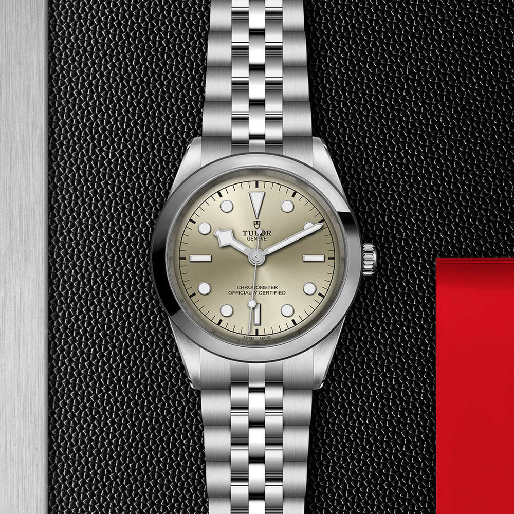 TUDOR Black Bay 41mm Champagne Dial Stainless Steel Bracelet Watch image number 3