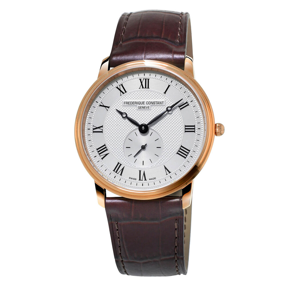 Frederique Constant Slimline White Dial 37mm Mens Watch image number 0