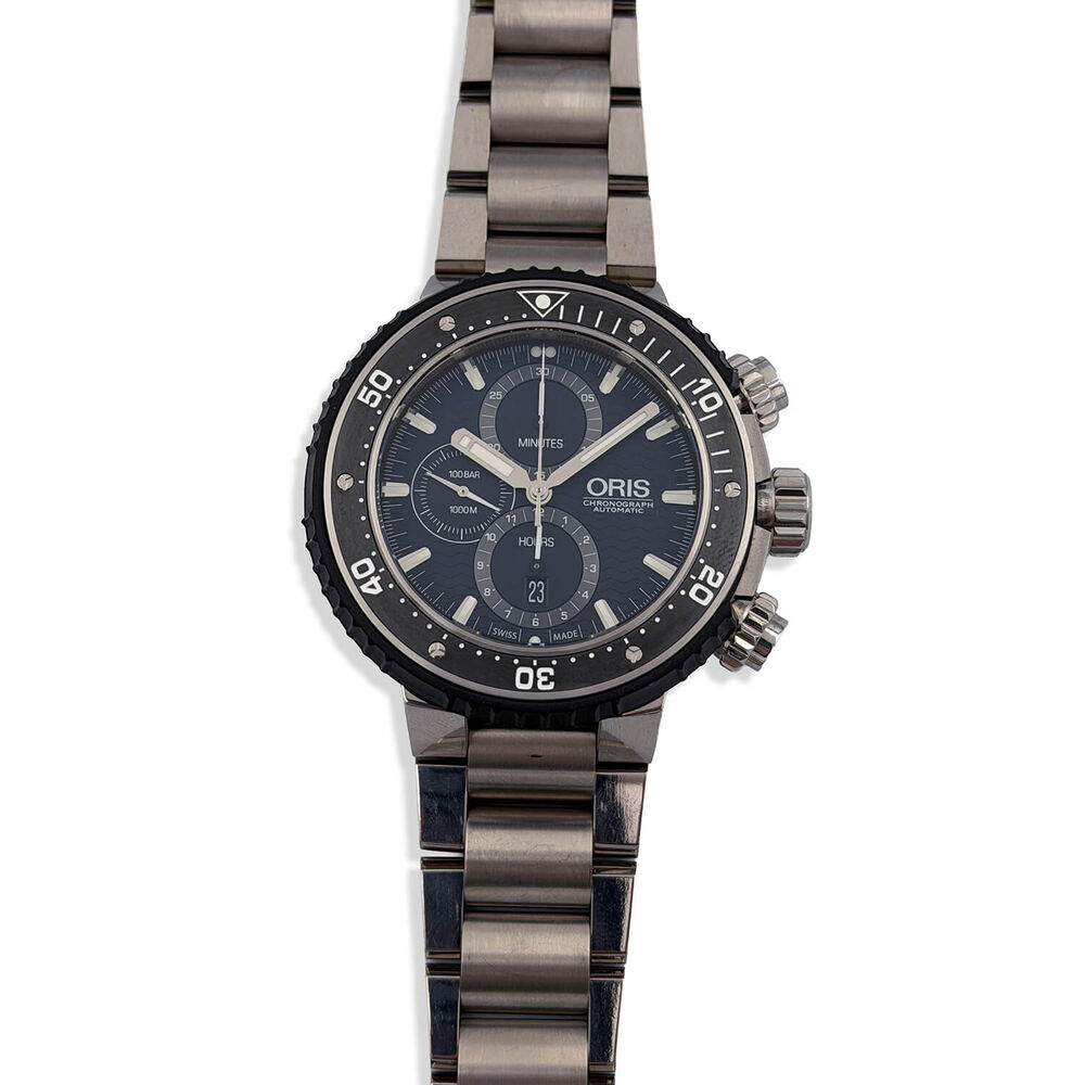 Pre-Owned Oris ProDiver Titanium Chronograph Watch Set