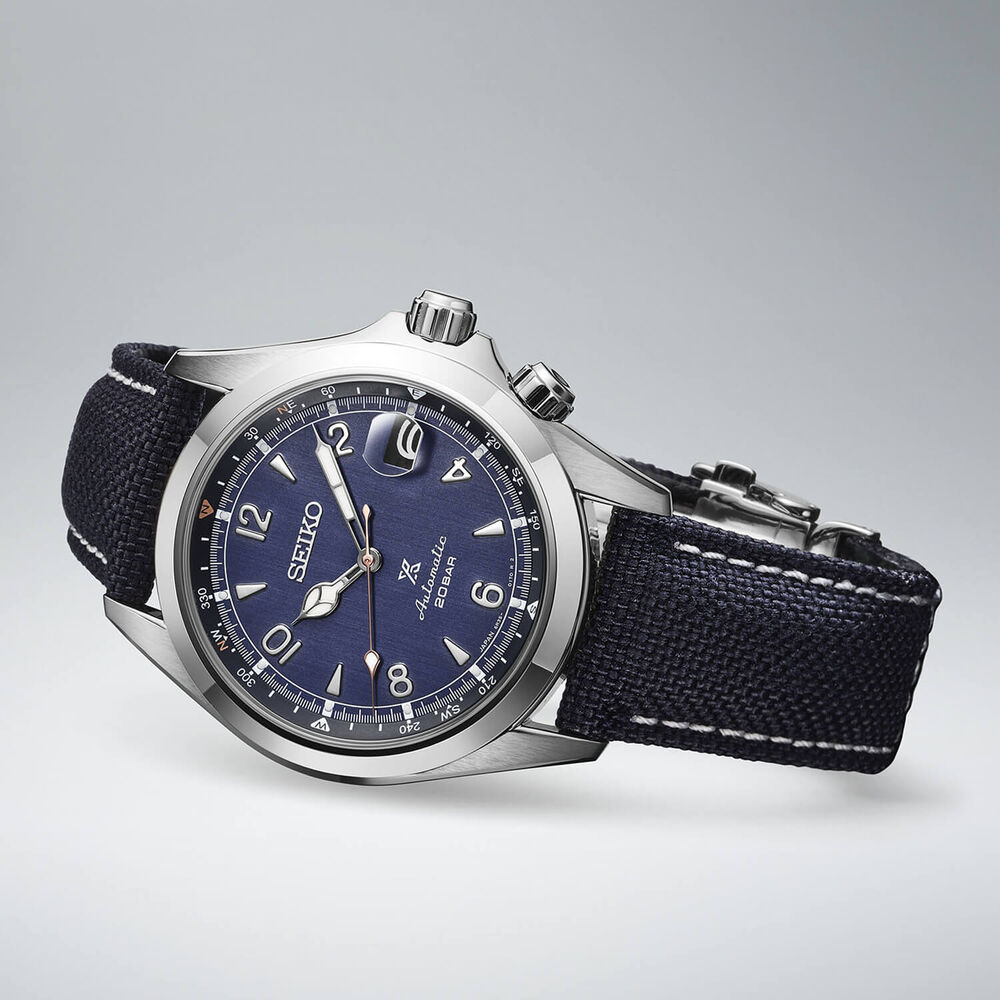 Seiko Prospex Alpinist ‘Night Sky’ European Exclusive Limited Edition 39.5mm Dial Strap Watch image number 4