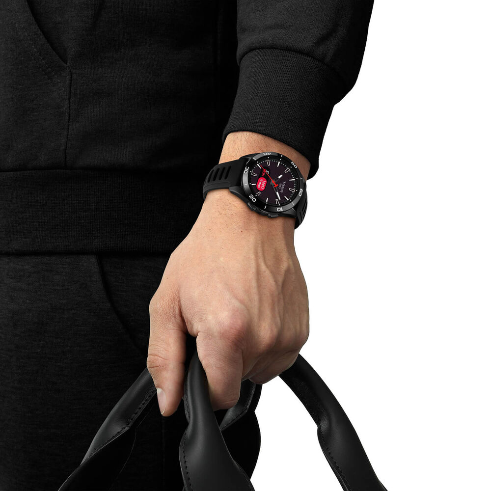 Tissot T-Touch Connect Sport 43.75mm Black Dial Black Rubber Strap Watch image number 3