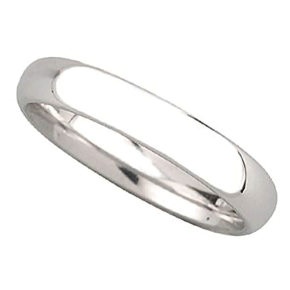 Platinum 4mm superior court wedding ring image number 0