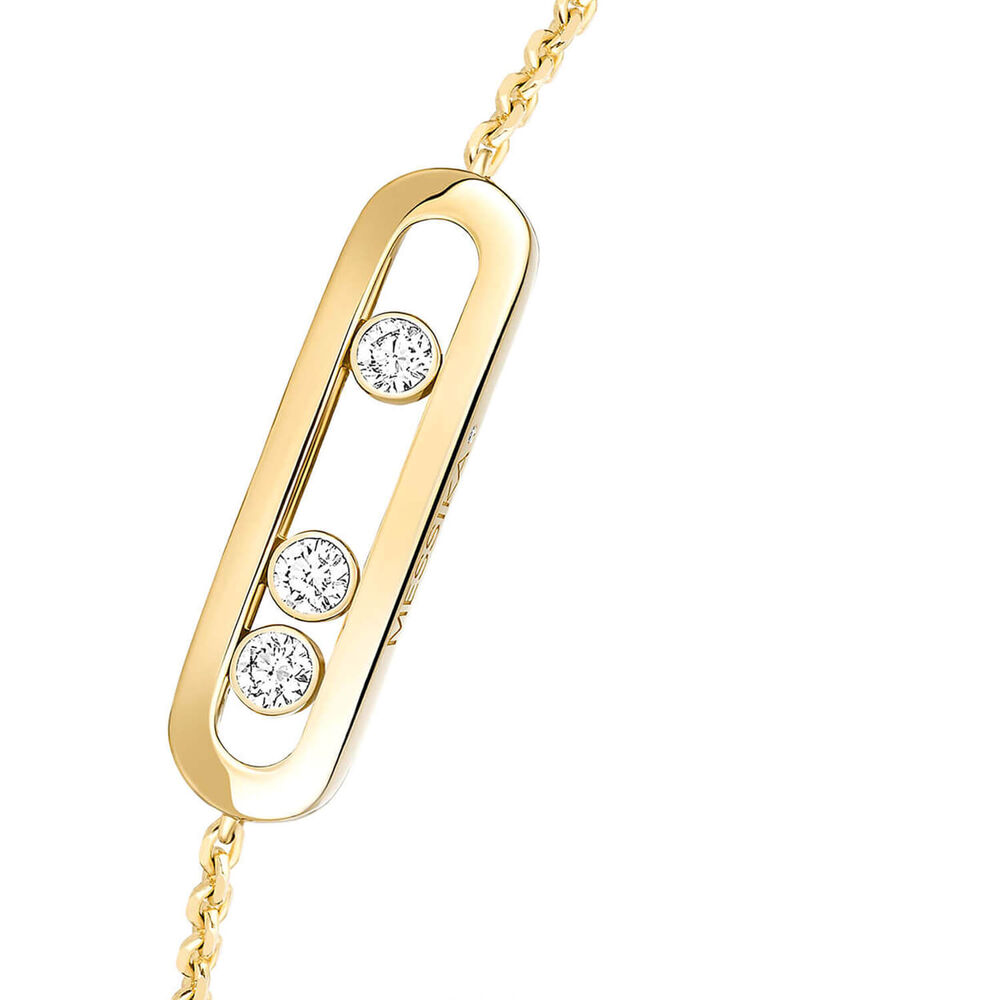 Messika Baby Move 0.10ct Diamond Yellow Gold Bracelet image number 2