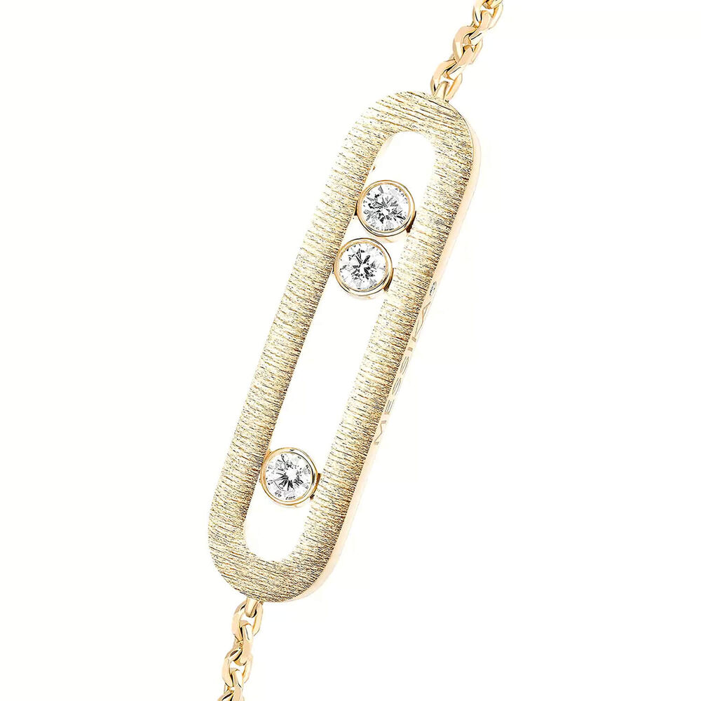 Messika Move Classic Ciselé Yellow Gold 0.20ct Diamond Bracelet image number 2