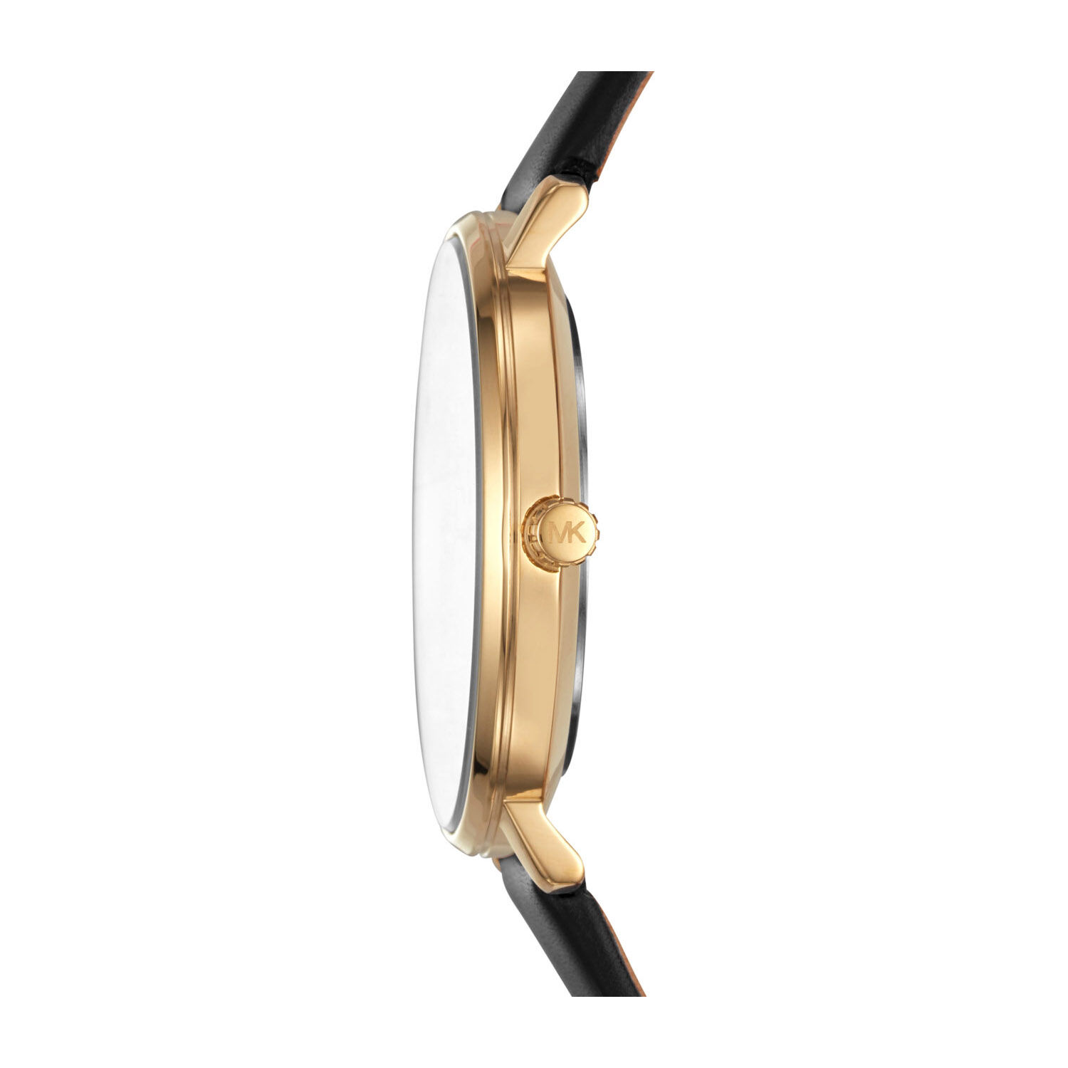 Michael Kors Pyper Black Leather 38mm Ladies Watch at Fraser Hart