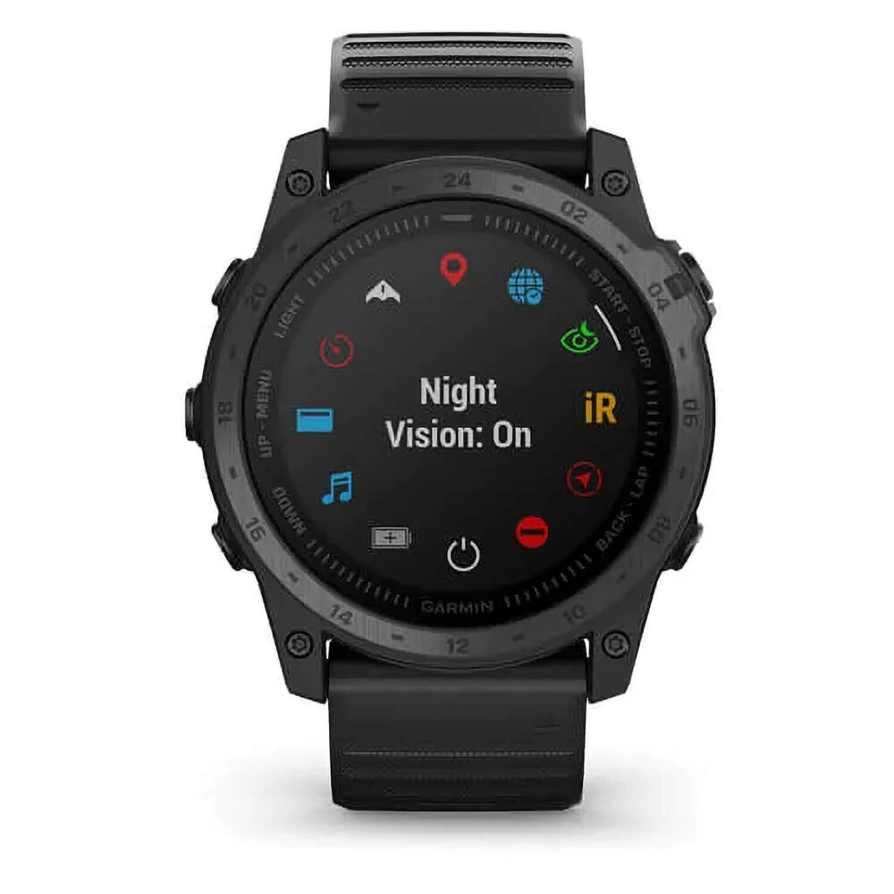Garmin Tactix 7 Standard Edition 51mm Titanium Case Black Silicone Strap Watch image number 1