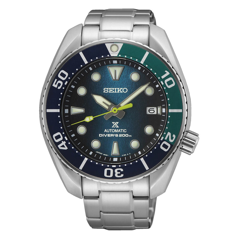 Seiko Prospex Sumo Diver 45mm Blue Dial Steel Case Bracelet Watch