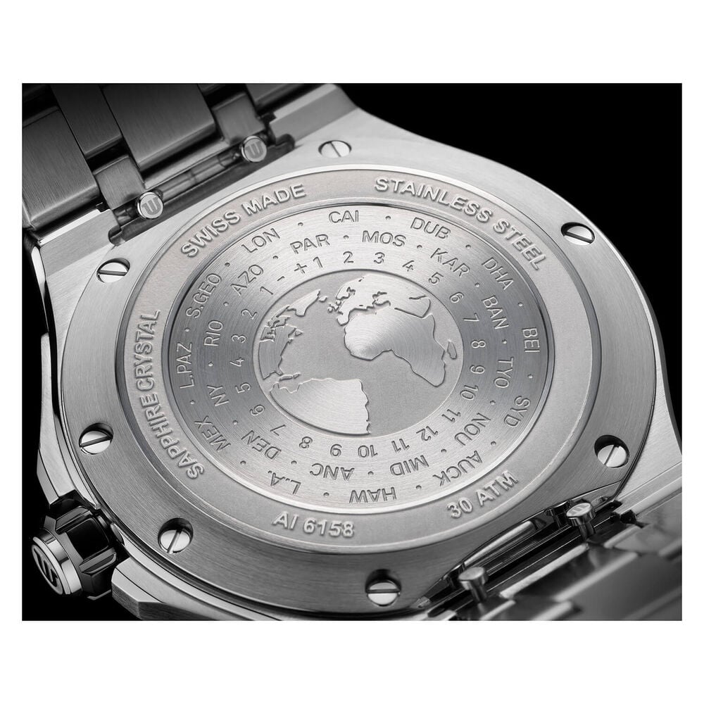 Maurice Lacroix Aikon 43mm Venturer GMT Automatic Dial Steel Bracelet Watch image number 2