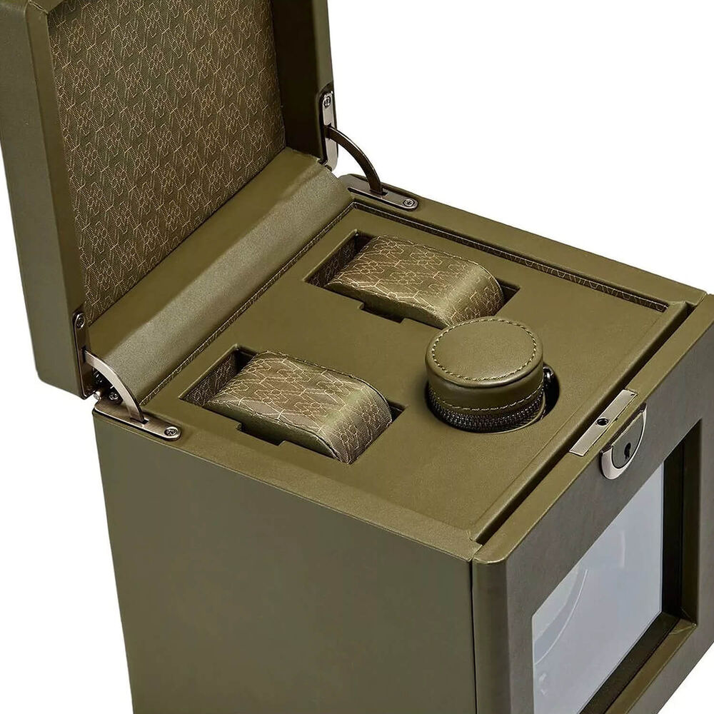 WOLF Earth Single Watch Winder Olive