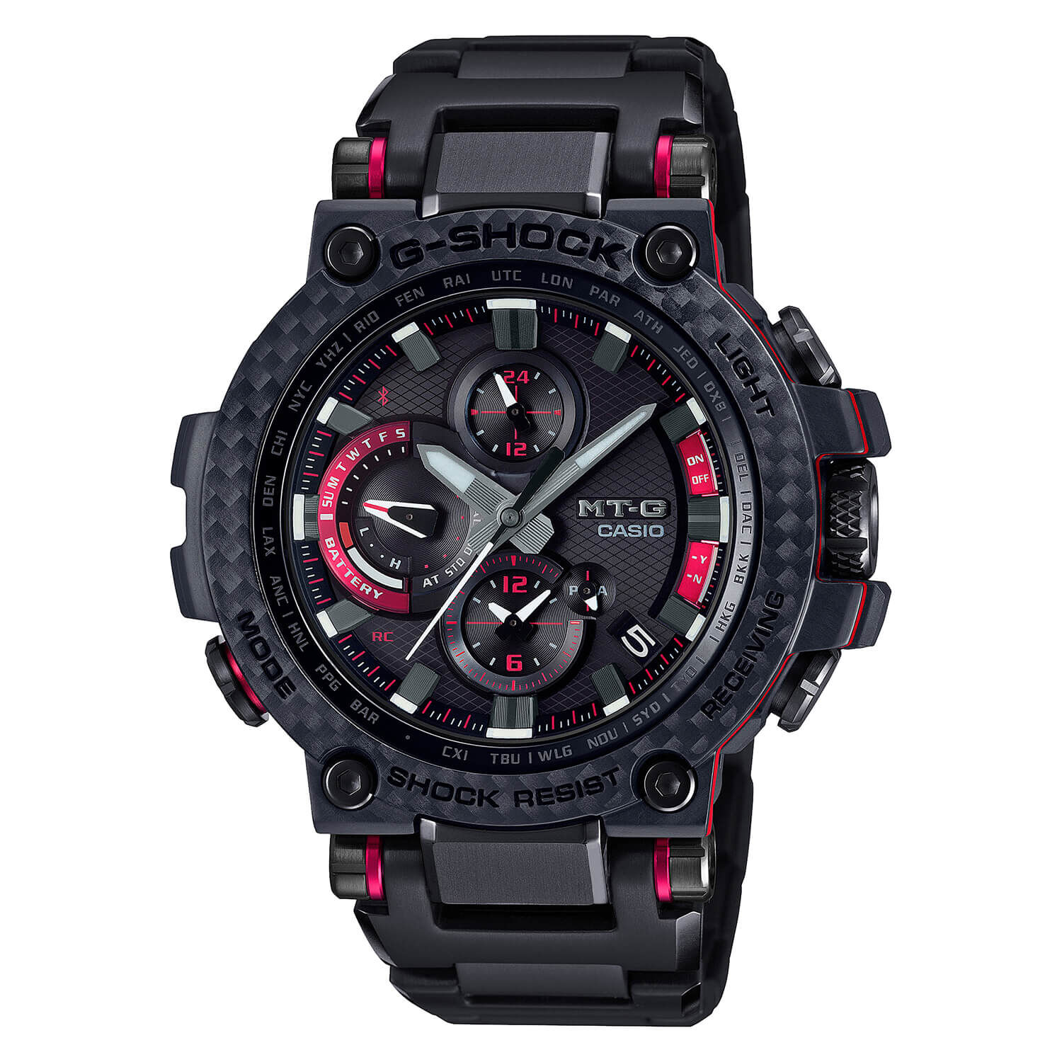 Casio g shock red and black mens watch new arrivals