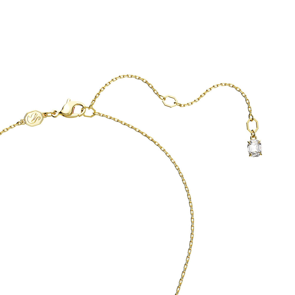 Swarovski Stilla Green Cubic Zirconia 18ct Yellow Gold Finished Pendant