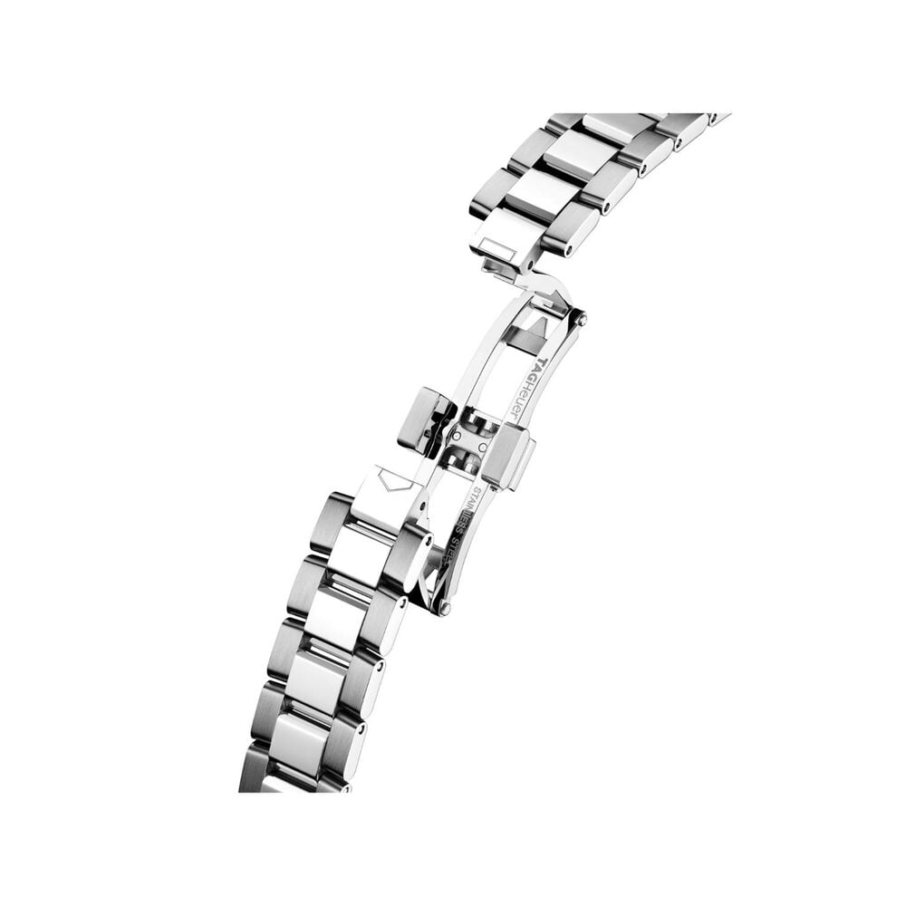 TAG Heuer Aquaracer Professional Solargraph 100 28mm Blue Dial Diamonds Steel Bracelet Watch