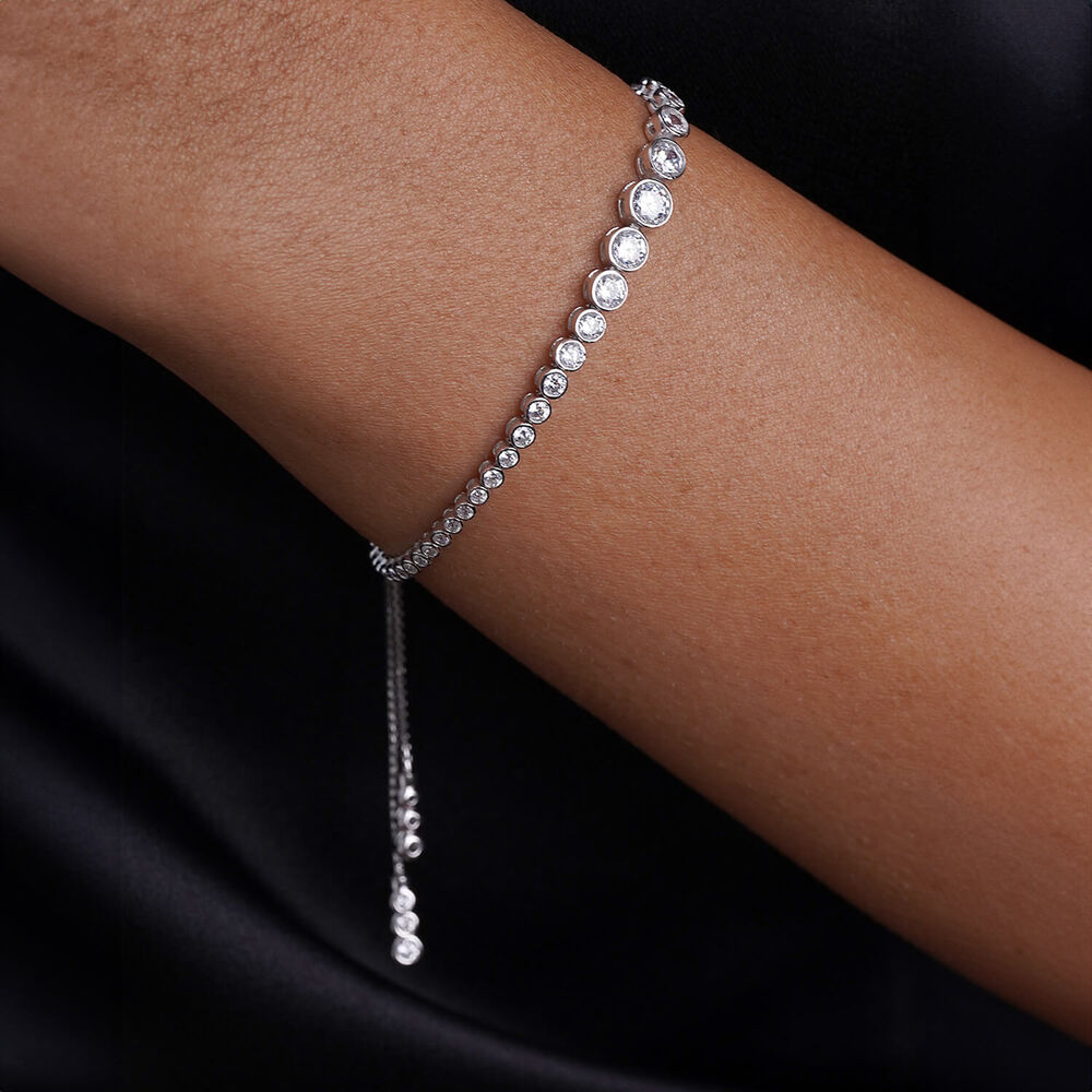 CARAT* London Silver Quentin Millennium Slider Cut CARAT* Stones image number 2