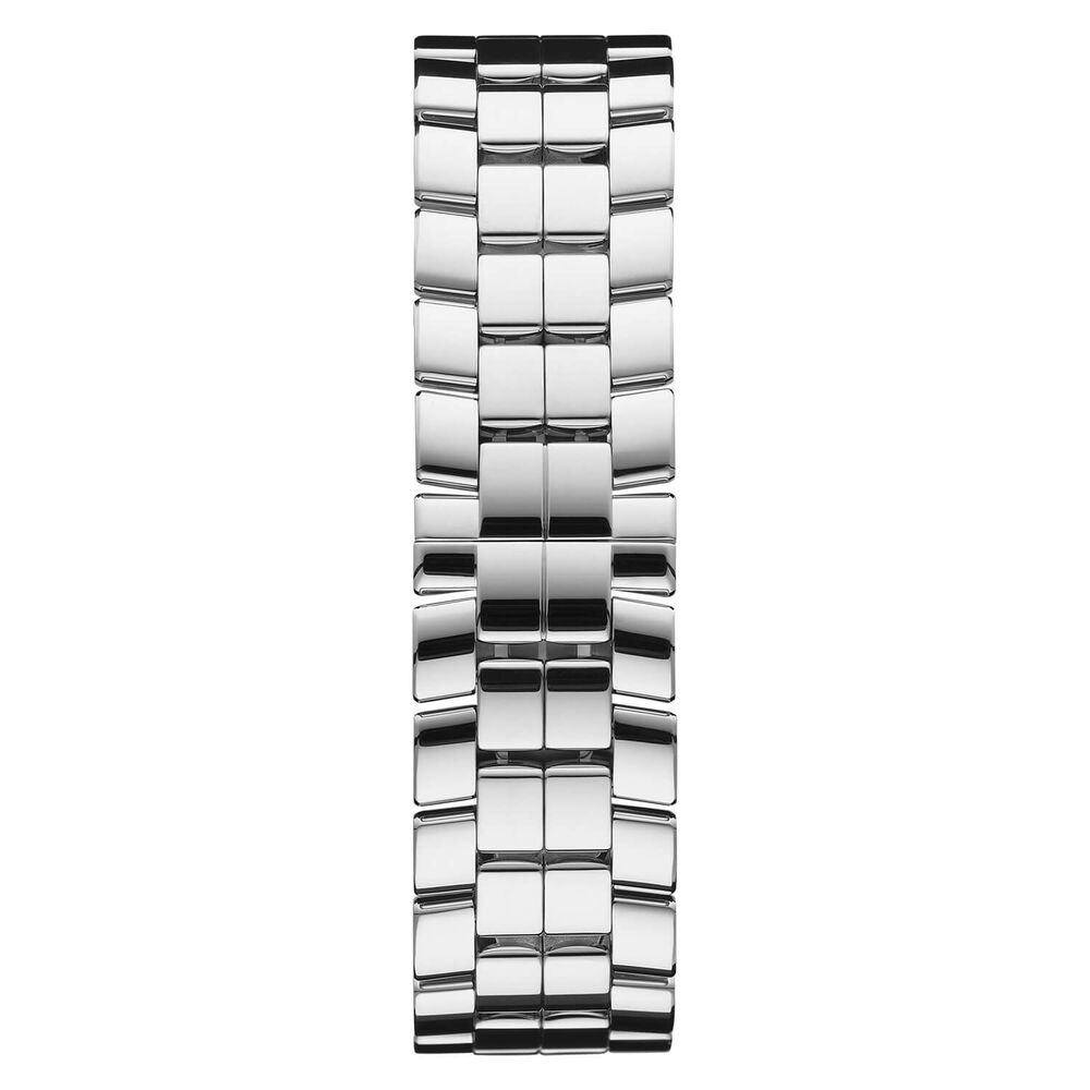 Chopard Happy Sport 36mm Pink Dial Seven Diamonds Steel Case Bracelet Watch image number 4