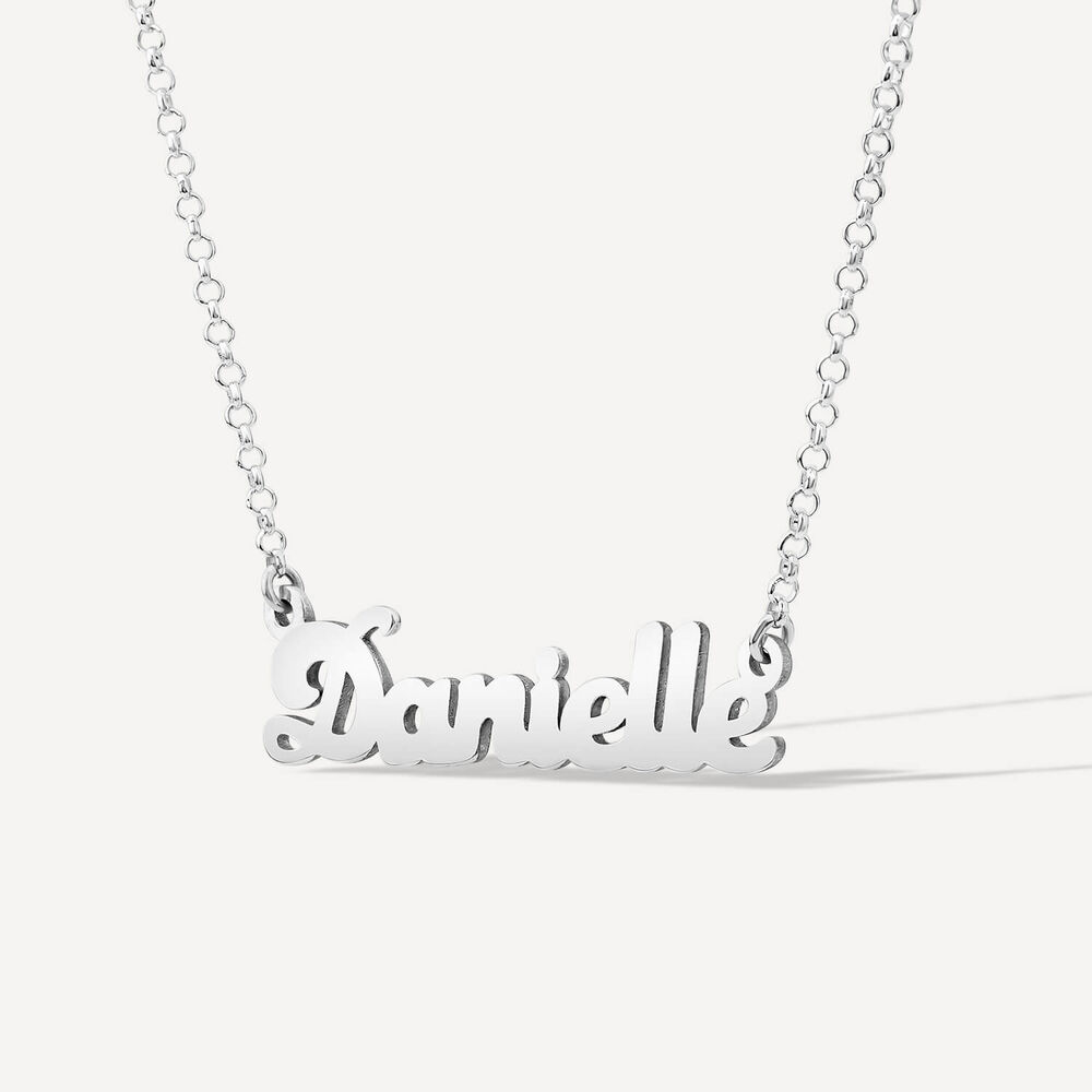 Sterling Silver Personalised Name Necklace (Special Order: 3-5 weeks)