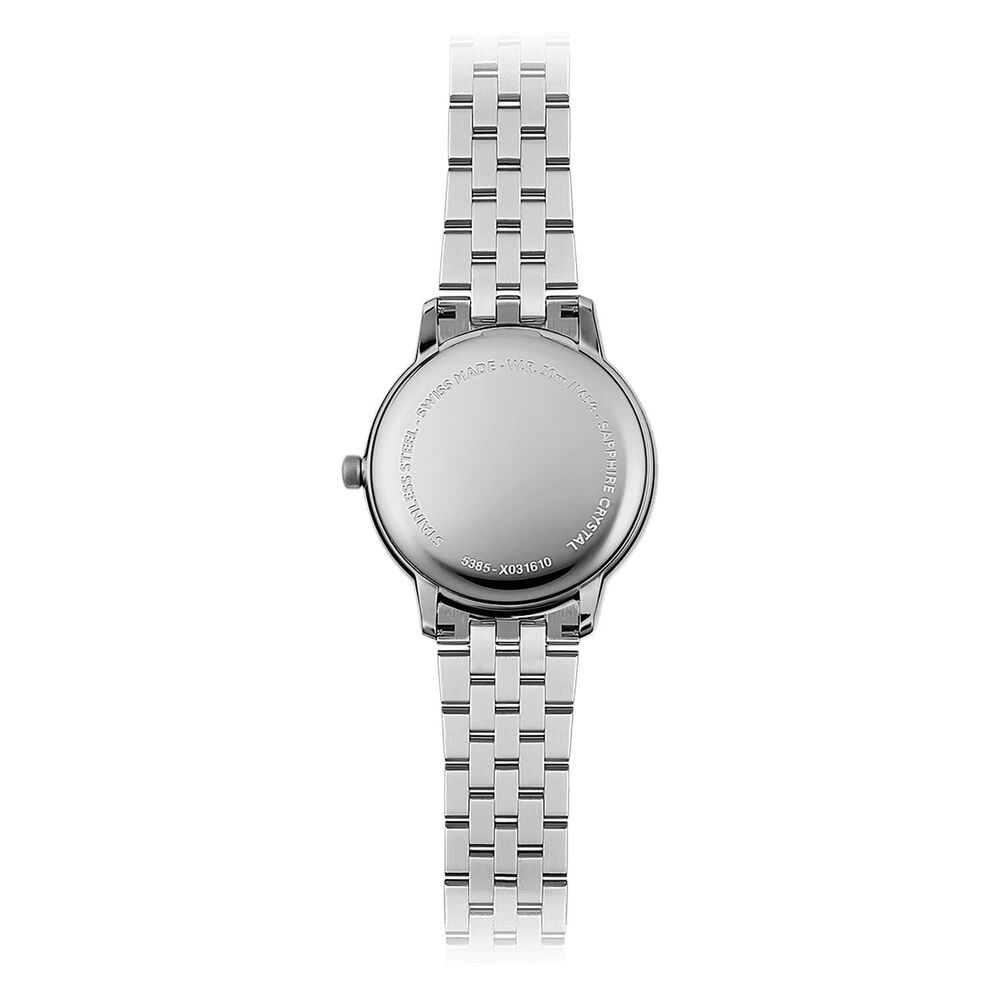 Raymond Weil Toccata 34mm Silver Dial Blue Index Diamond Bezel Watch image number 2