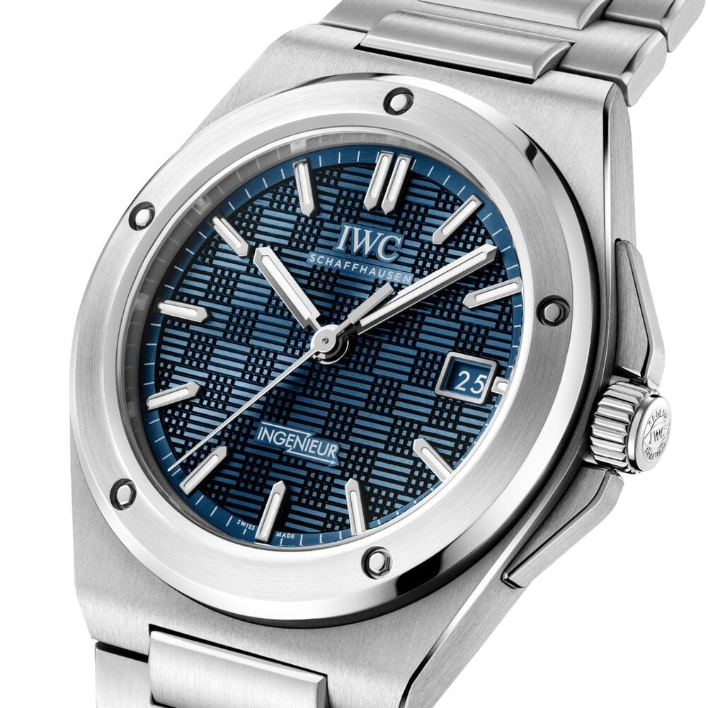 IWC Schaffhausen Ingenieur Automatic 40mm Blue Dial Steel Bracelet Watch