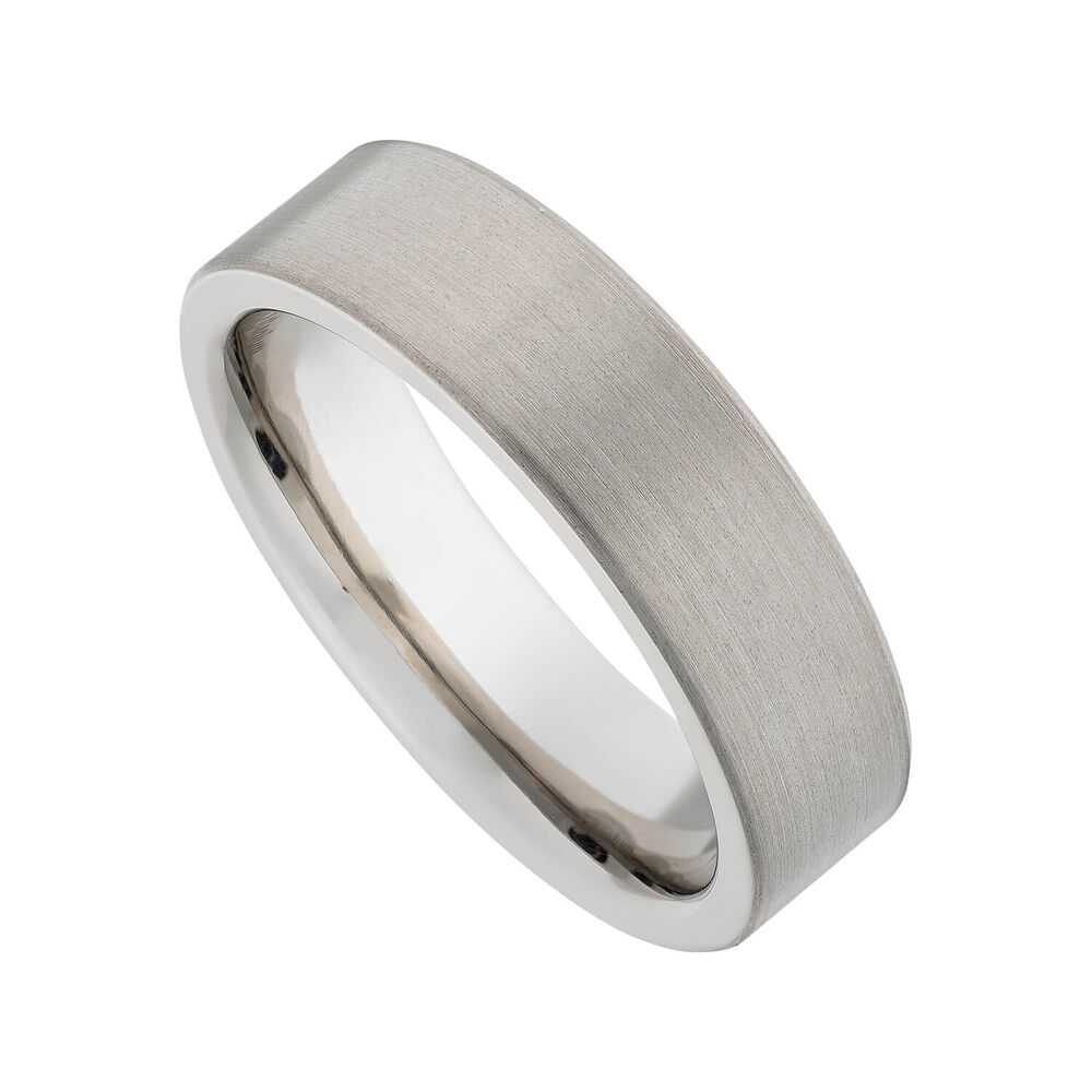Men's titanium 6mm ring