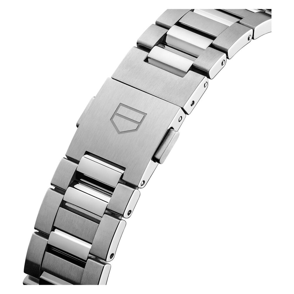 TAG Heuer Carrera Date 36mm Pink Dial Stainless Steel Bracelet Watch image number 1