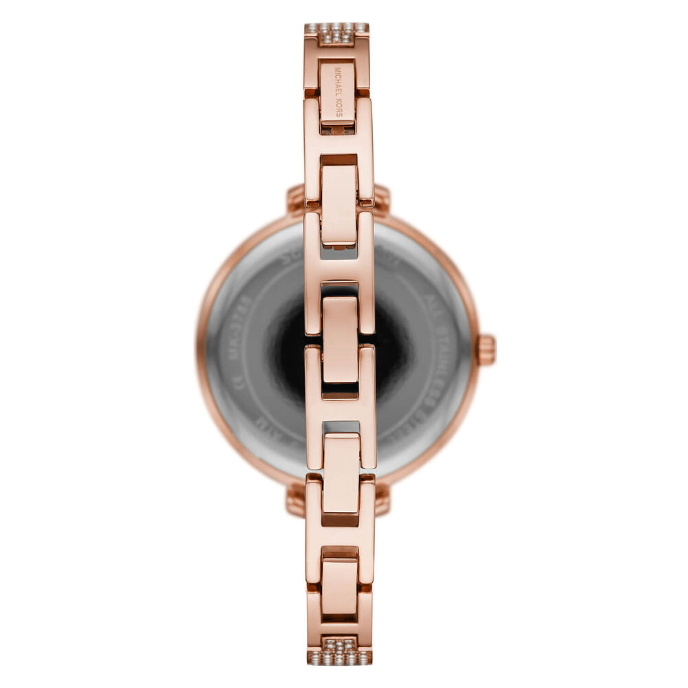 Michael Kors Jaryn 36mm Pink Dial & Bracelet Watch image number 2