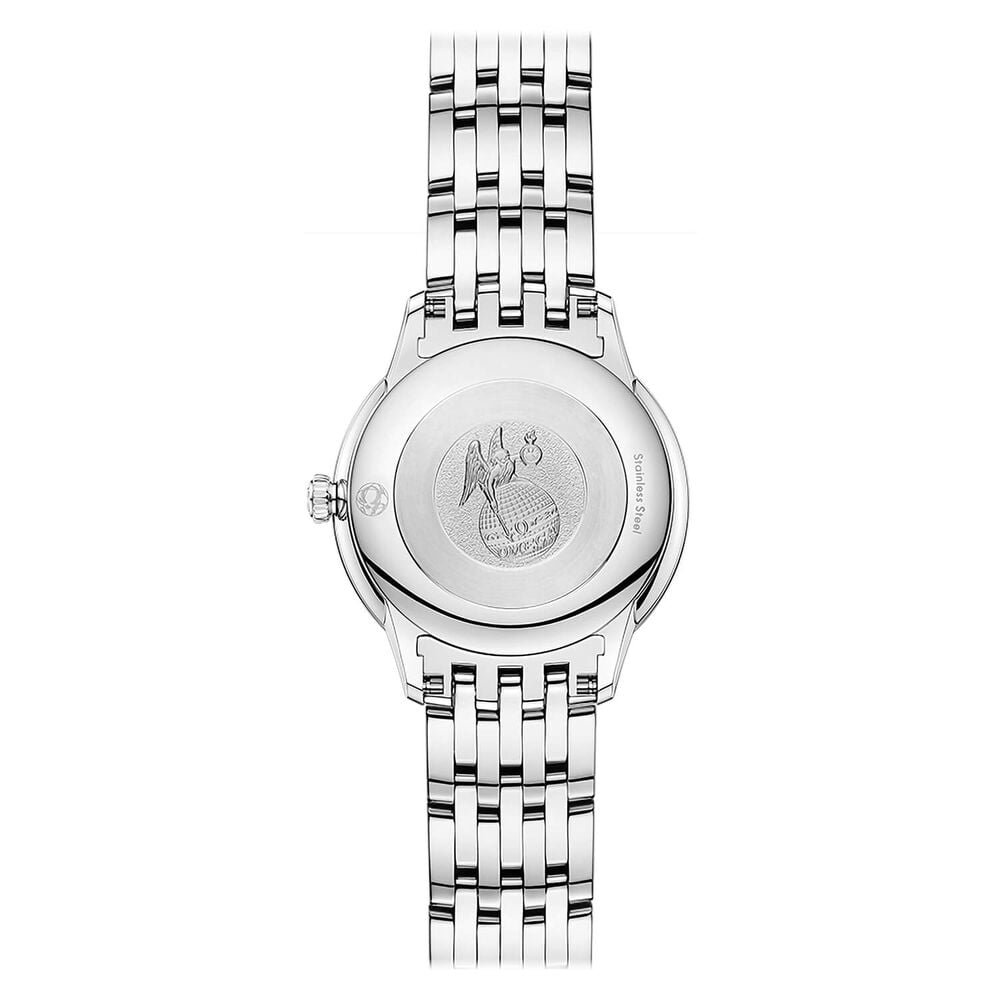 OMEGA De Ville Prestige Quartz 27.5mm Linen Dial Bracelet Watch image number 1