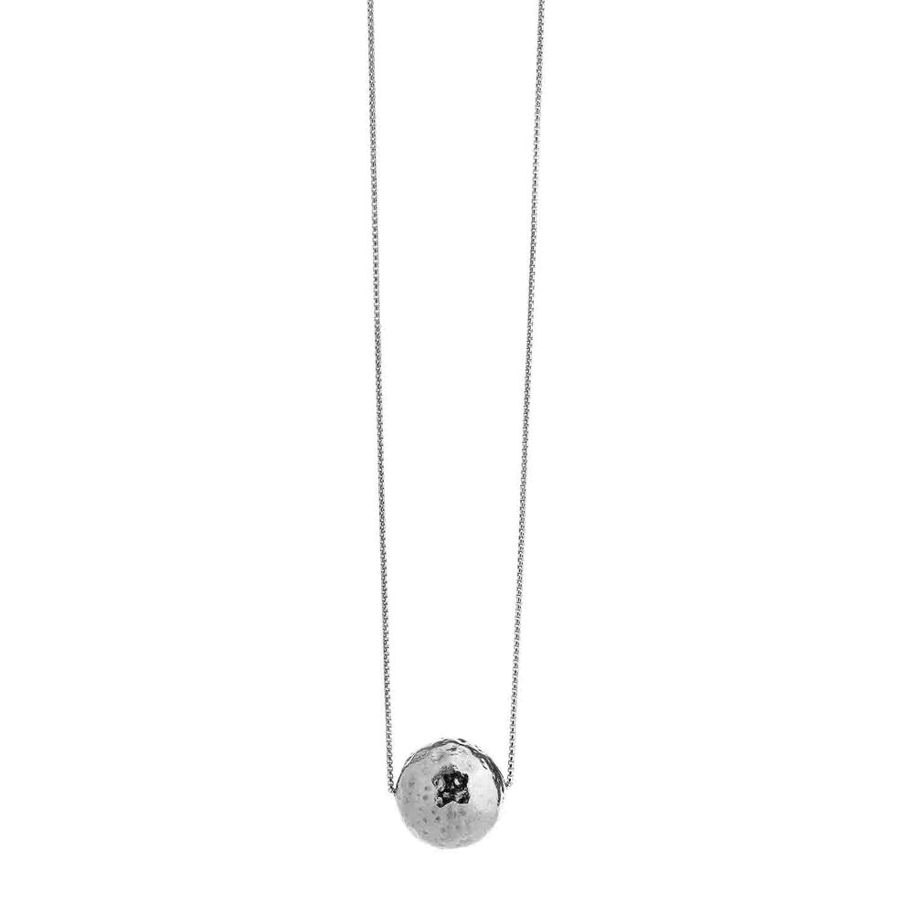 Eclat Boule Sterling Silver Adjustable Necklace image number 0