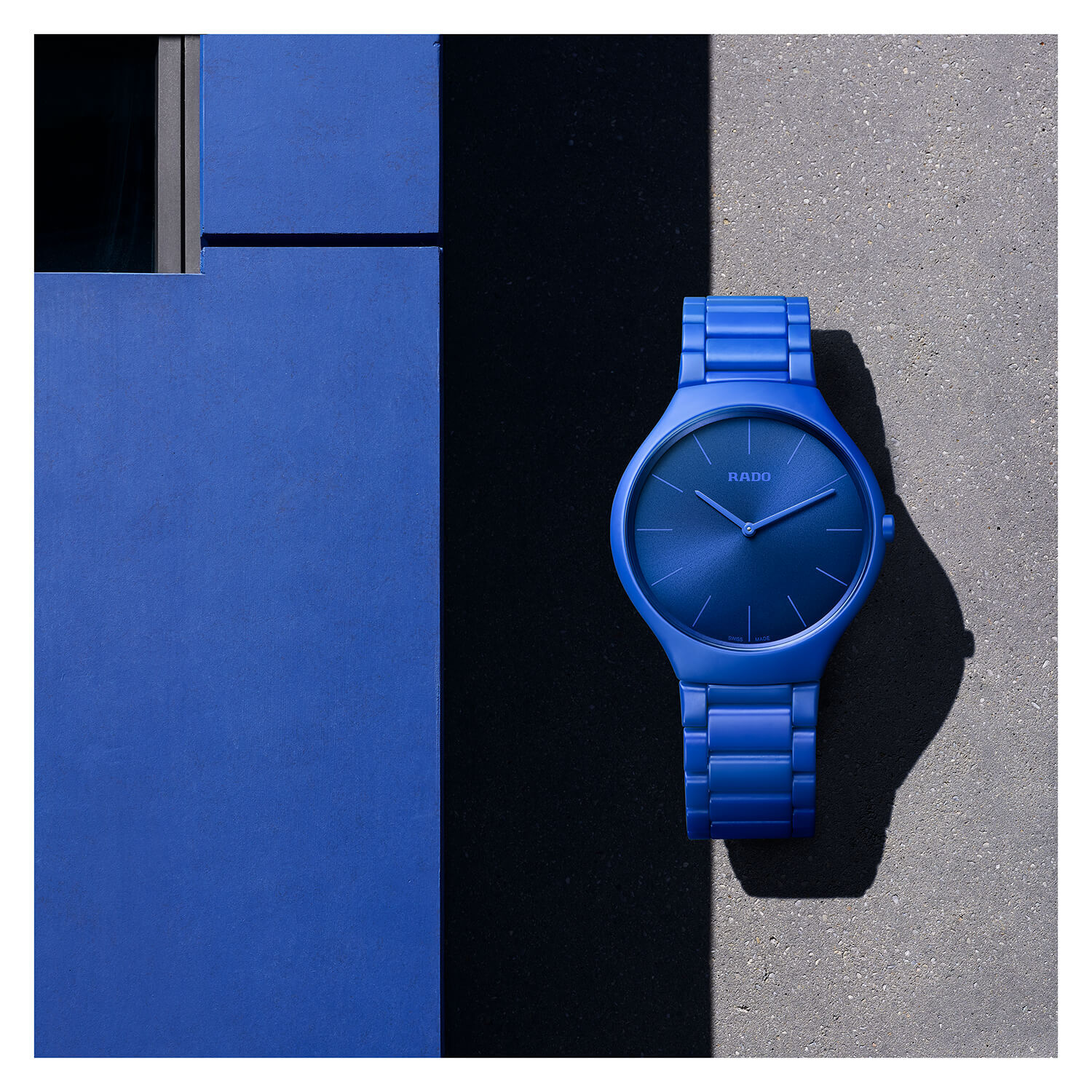 Rado True Thinline Les Couleurs Le Corbusier Blue Watch