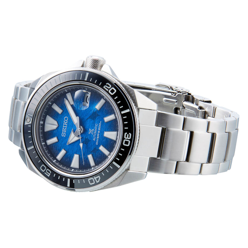Seiko Prospex Save The Ocean Collection 43.8mm Blue Dial Mens Watch image number 2