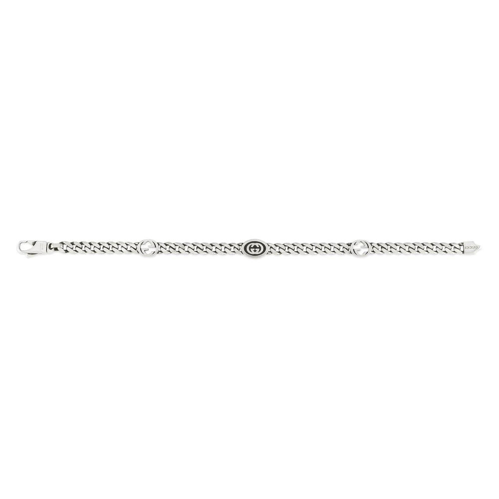 Gucci Interlocking Woven Logo Bracelet (Size XL, 7.5") image number 2
