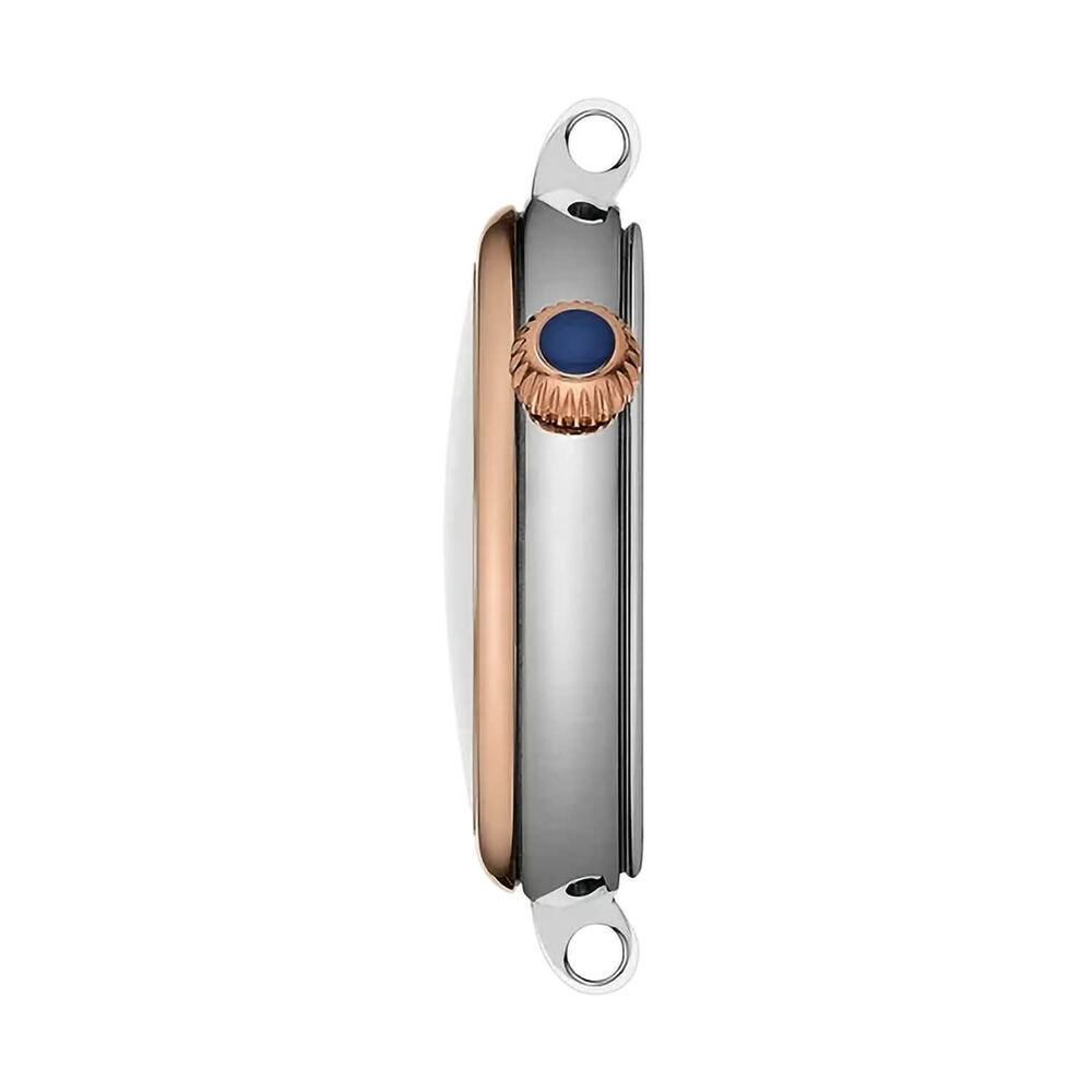 Tissot Desir 28mm Champagne MOP Dial Grey & Rose Gold Stainless Steel Bracelet Watch