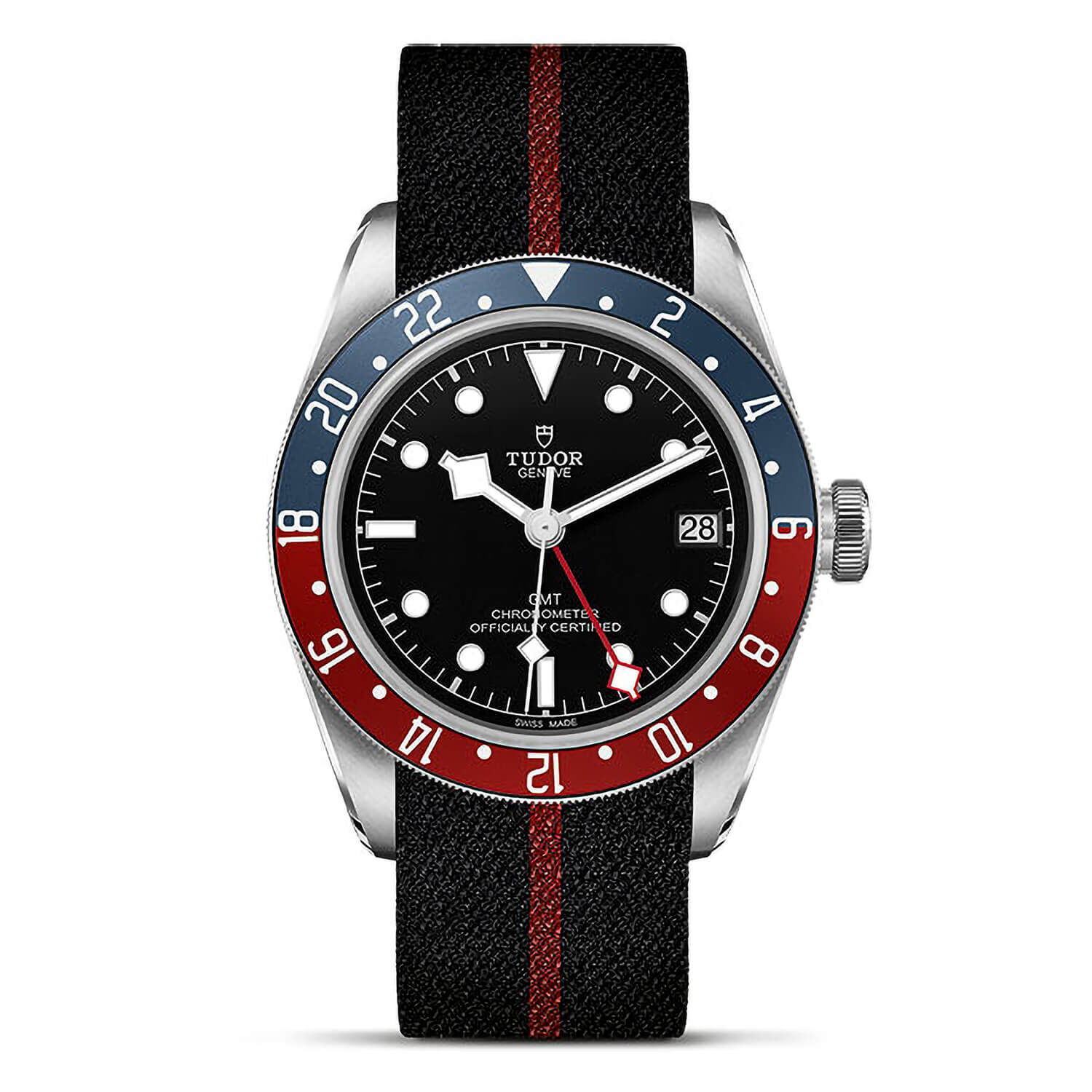 TUDOR Black Bay Gmt Black Dial Black Fabric Men s Watch