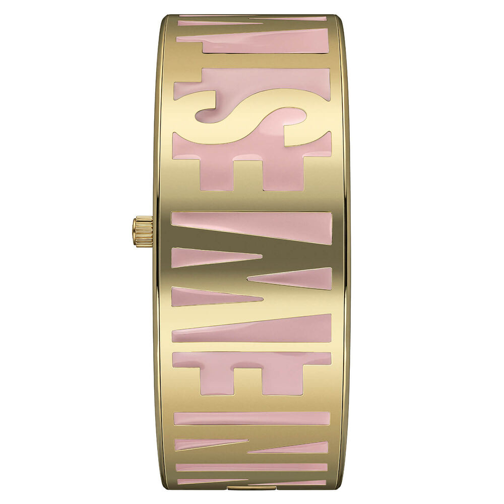 Vivienne Westwood Belvoir 25mm Pink Dial Pink & Gold Bangle Watch image number 3
