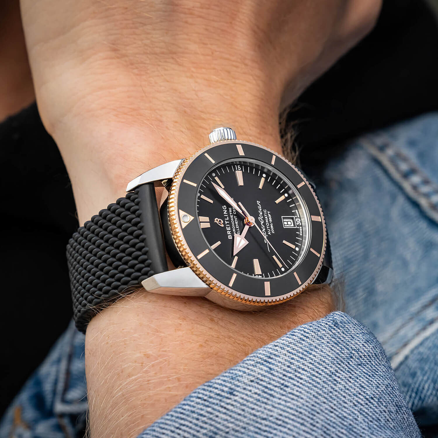 Breitling superocean store heritage 2 black