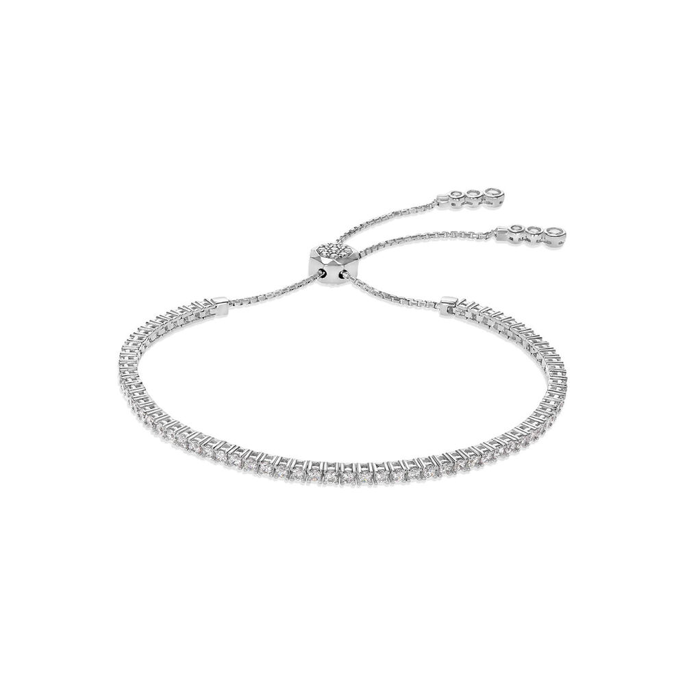 CARAT* London Silver Lexi Single RowatchMillennium Slider bracelet