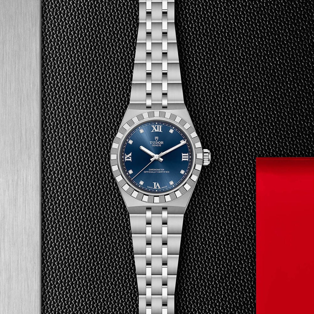 TUDOR Royal 30mm Blue Dial Stainless Steel Bracelet Watch