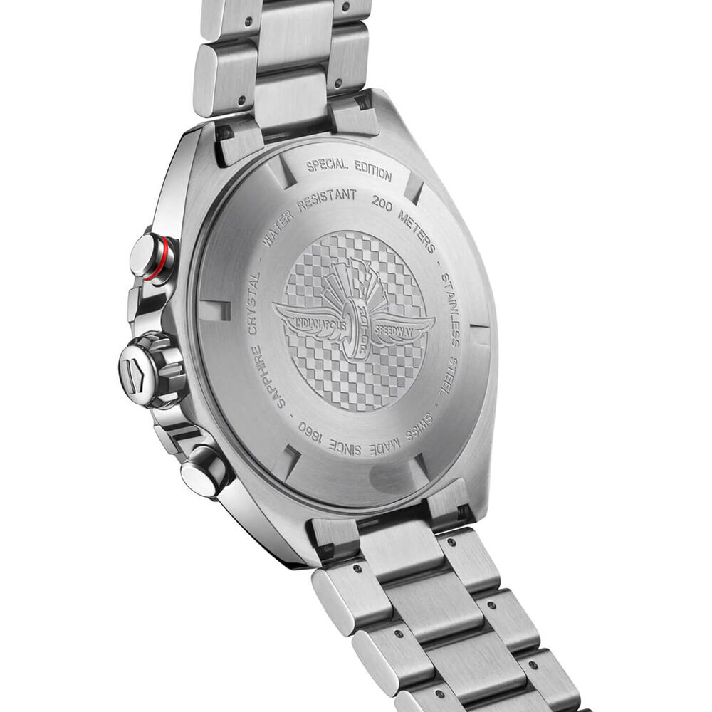 TAG Heuer Formula 1 Chronograph x Indy 500 43mm Black Dial Stainless Steel Bracelet Watch image number 3