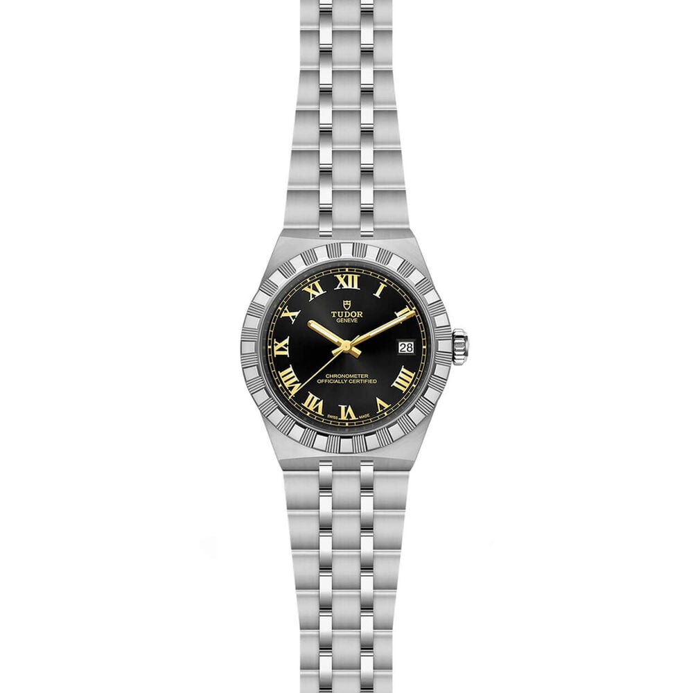 TUDOR Royal 36mm Black Dial Stainless Steel Bracelet Watch
