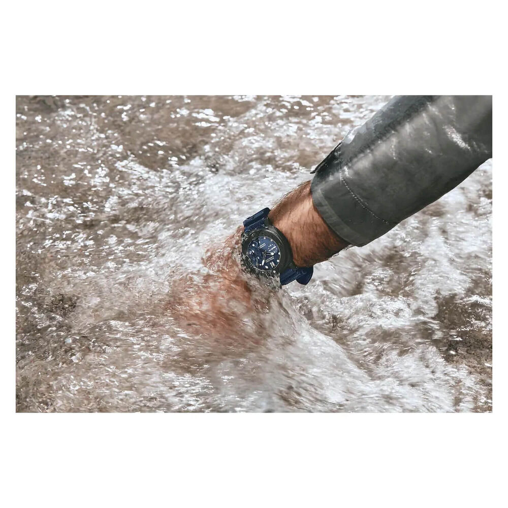 Panerai Submersible 44mm QuarantaQuattro Carbotech™ Blu Abisso Blue Dial Strap Watch image number 5