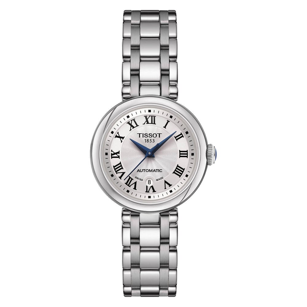 Tissot Bellissima 29mm Automatic Silver Dial Steel Bracelet Watch image number 0