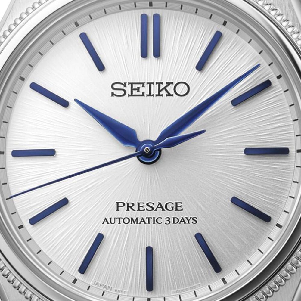 Seiko 145th Anniversary Presage Classic Series Limited Edition 'Shiro-neri' Leather Strap Watch
