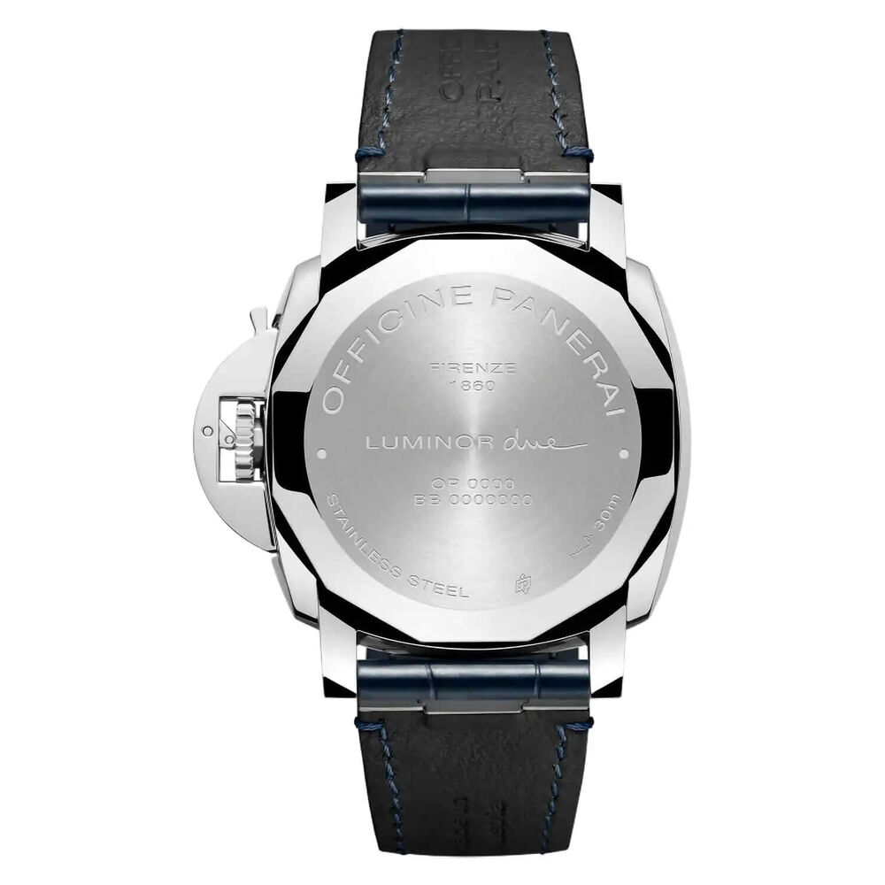 Panerai Luminor Due 42mm Blue Dial Strap Watch