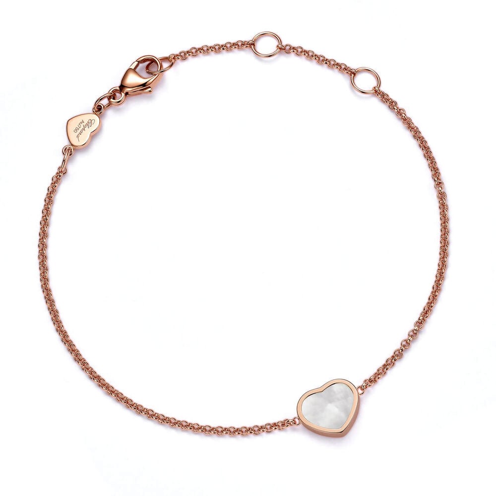 Chopard My Happy Hearts Mother of Pearl Rose Gold Bracelet image number 3